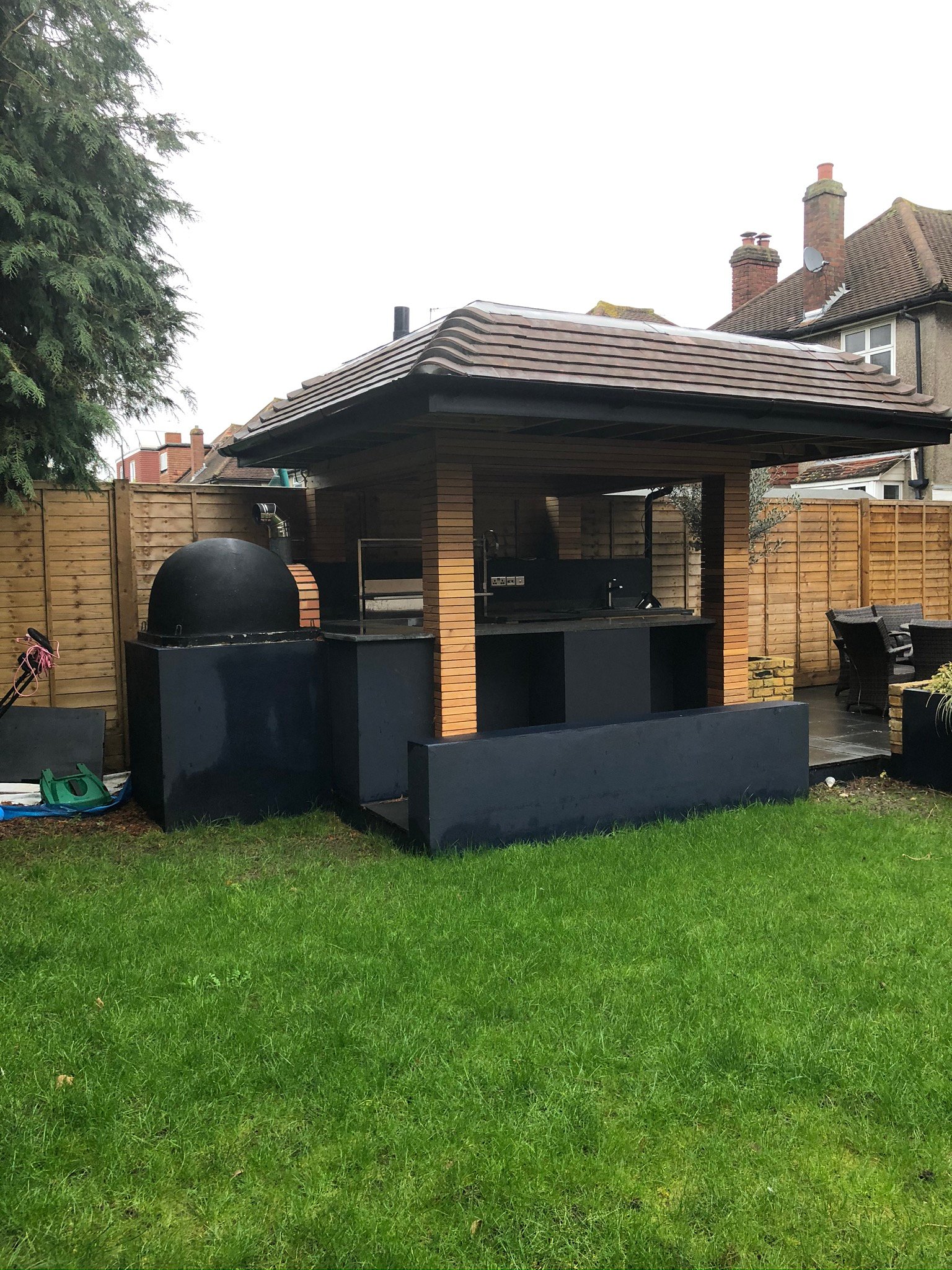 Outdoor Barbeque and Bar NJ Carpentry